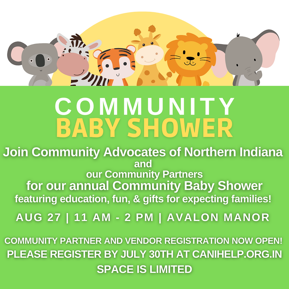 Community Baby Shower - Vendor and Partner Registration