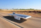 The winner of 2009 Global Green Challenge, "Tokai Challenger", Japan Tokai University Solar Car Team.