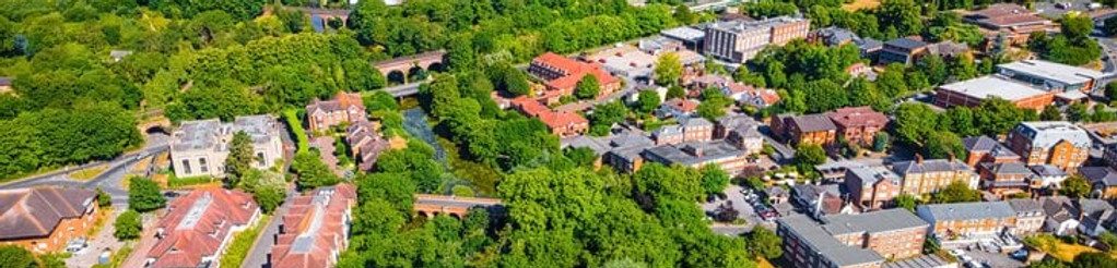 birds eye view of Leatherhead