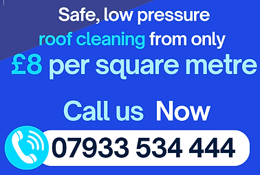 Pricing Banner of 1st Response Pressure Washing's pricing per square metre and contact details
