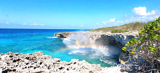 natural blowholes in exuma cays