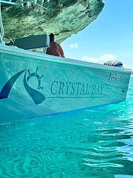 crystal bay boat excursions boat in the exuma caves