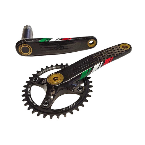 GC CRANKSET BCD 104MM T1000 GRIGIOCARBONIO