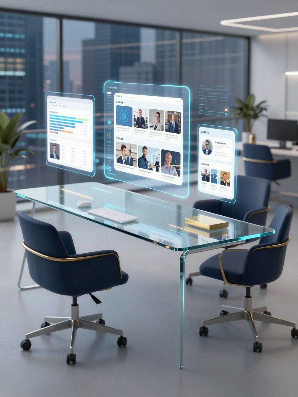 Visual de marketing digital 3D