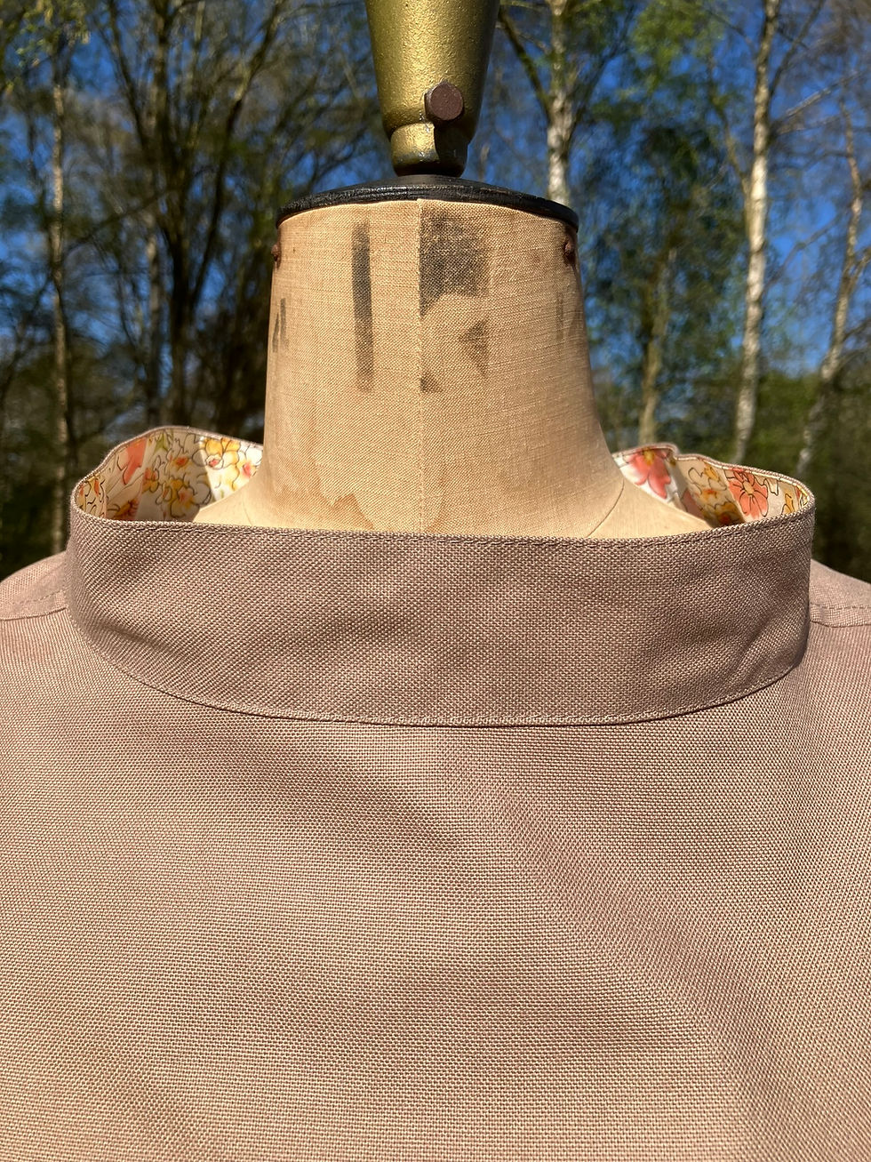 Thumbnail: Reepham canvas smock with Lawn lining