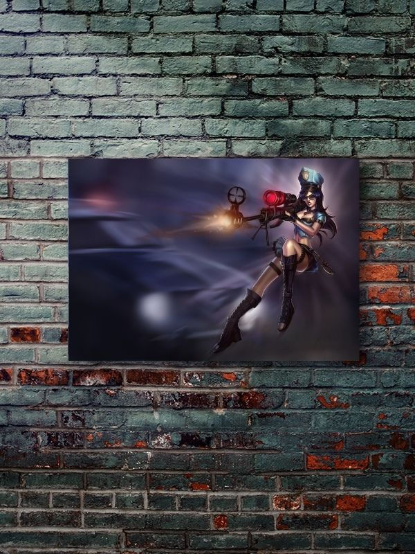 Caitlyn - League Of Legends - Oyun (Gaming) Posterleri