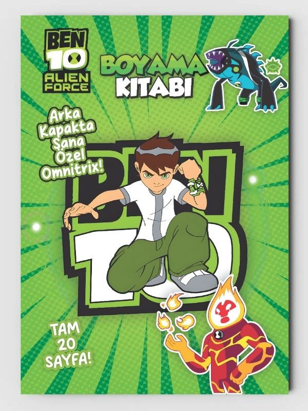 Ben 10 Boyama Kitabı