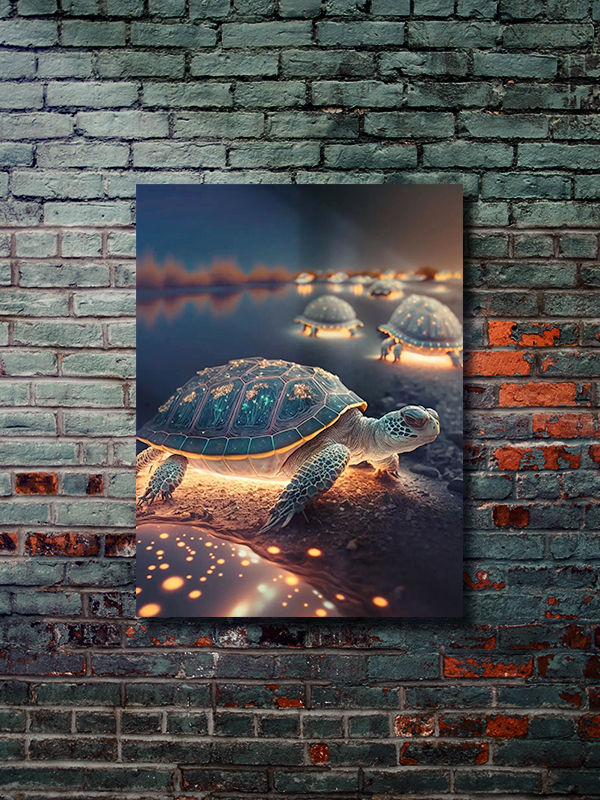 Hayvanlar Alemi Poster Serisi - Özel Tasarım Kağıt Poster