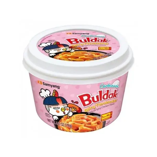 Samyang Buldak Carbonara Topokki - Spicy Tteokbokki 179g