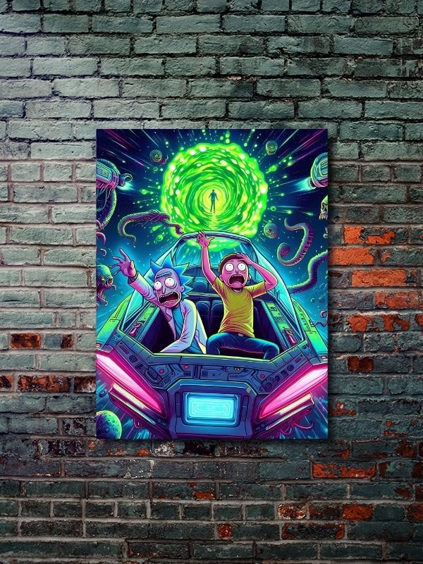 Film, Dizi, Animasyon Temalı Poster Serisi - Özel Tasarım Kağıt Poster