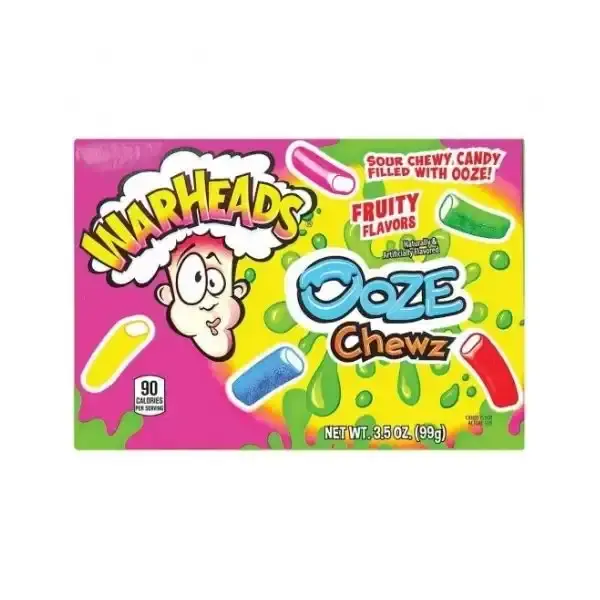 Warheads Ooze Chewz - İçi Dolgulu Ekşi Çiğnenebilir Şeker (99g)