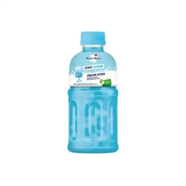 Mogu Mogu Zero Sugar Cream Soda (Nata de Coco’lu) 320ml