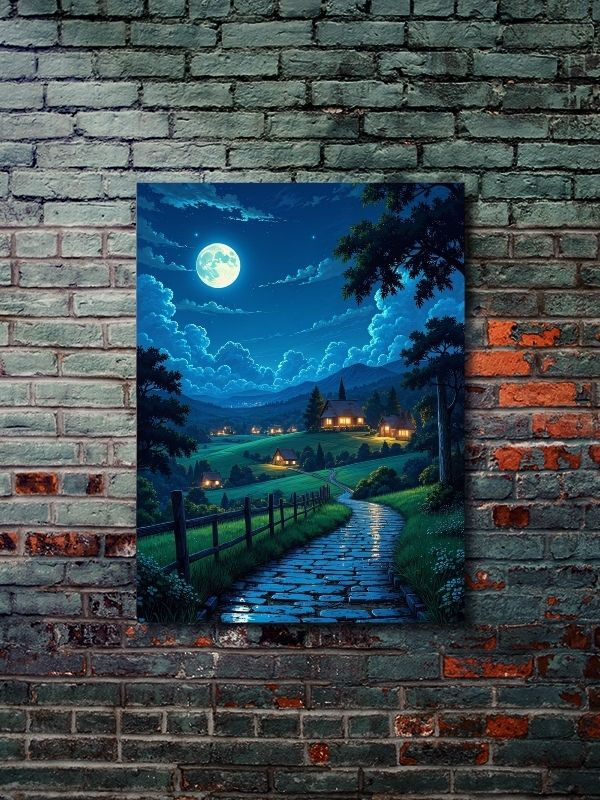 Manzara, Doğa Temalı Poster Serisi - Özel Tasarım Kağıt Poster