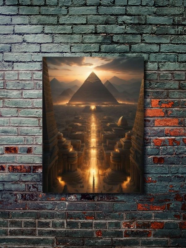 Manzara, Doğa Temalı Poster Serisi - Özel Tasarım Kağıt Poster