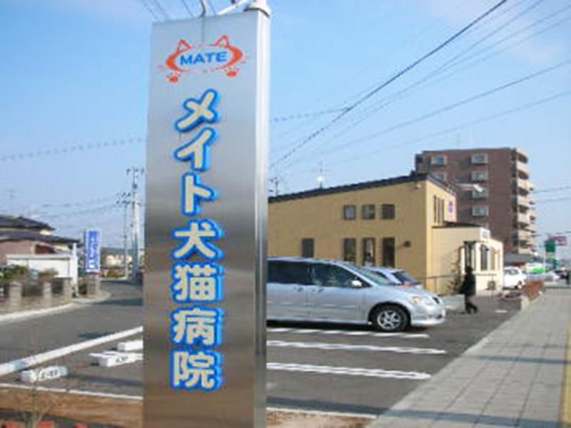 メイト犬猫病院駐車場