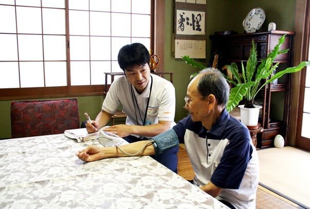 健康状態をヒヤリングする