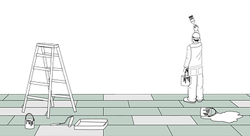 塗装のイラスト