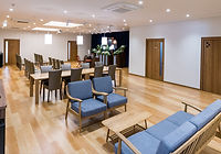 リビングから見た式場