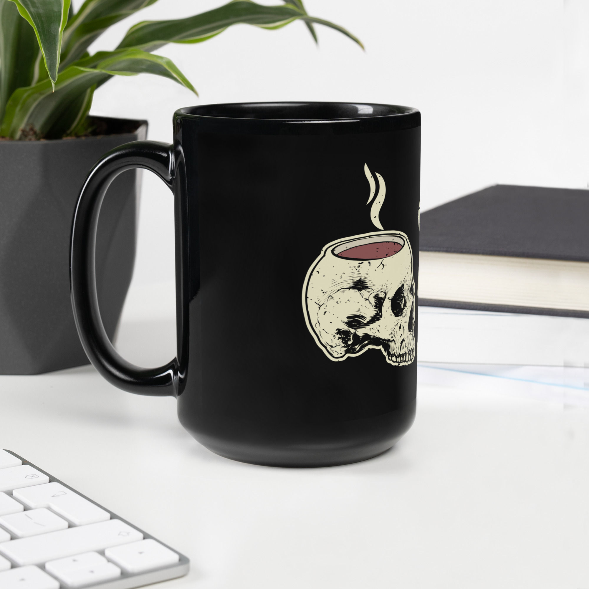 Runnin on Coffee Glossy Mug