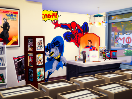 Sims 4 Comic Book Store