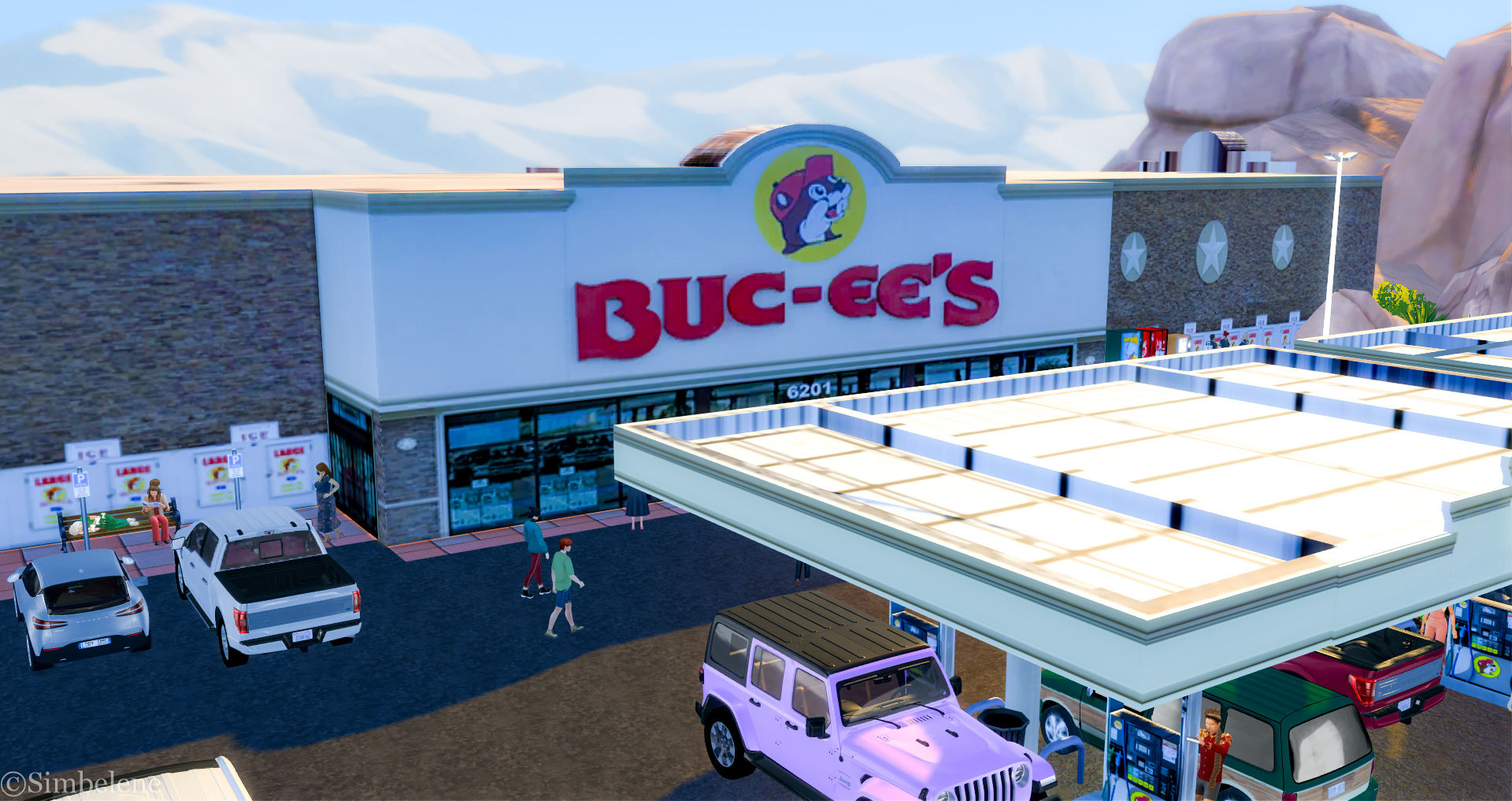 Bucc-ees sims 4 cc