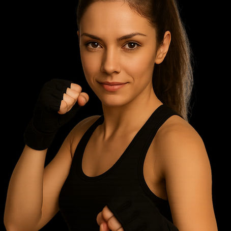 Une femme forte et confiante