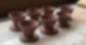 pre-fired raw clay