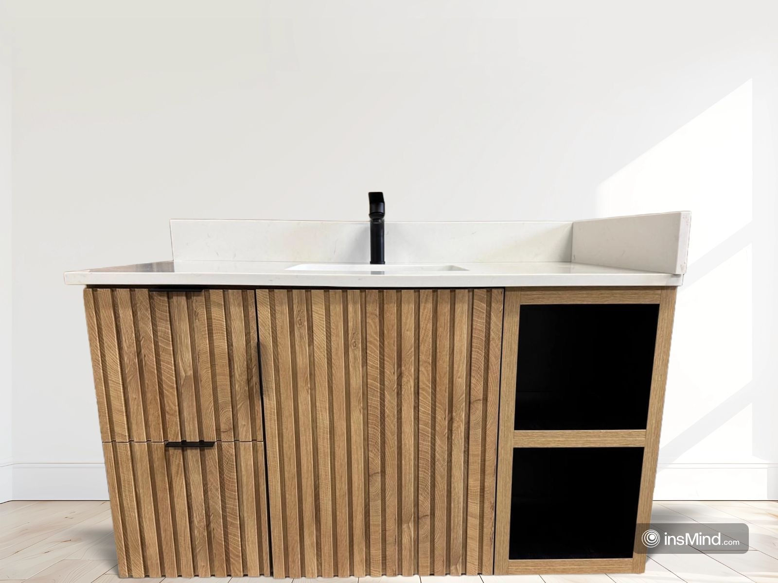 Fluted Vanity Wall hung