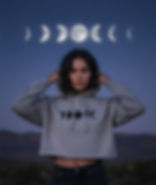 moon phase destiny hoodie fab forever stone grey