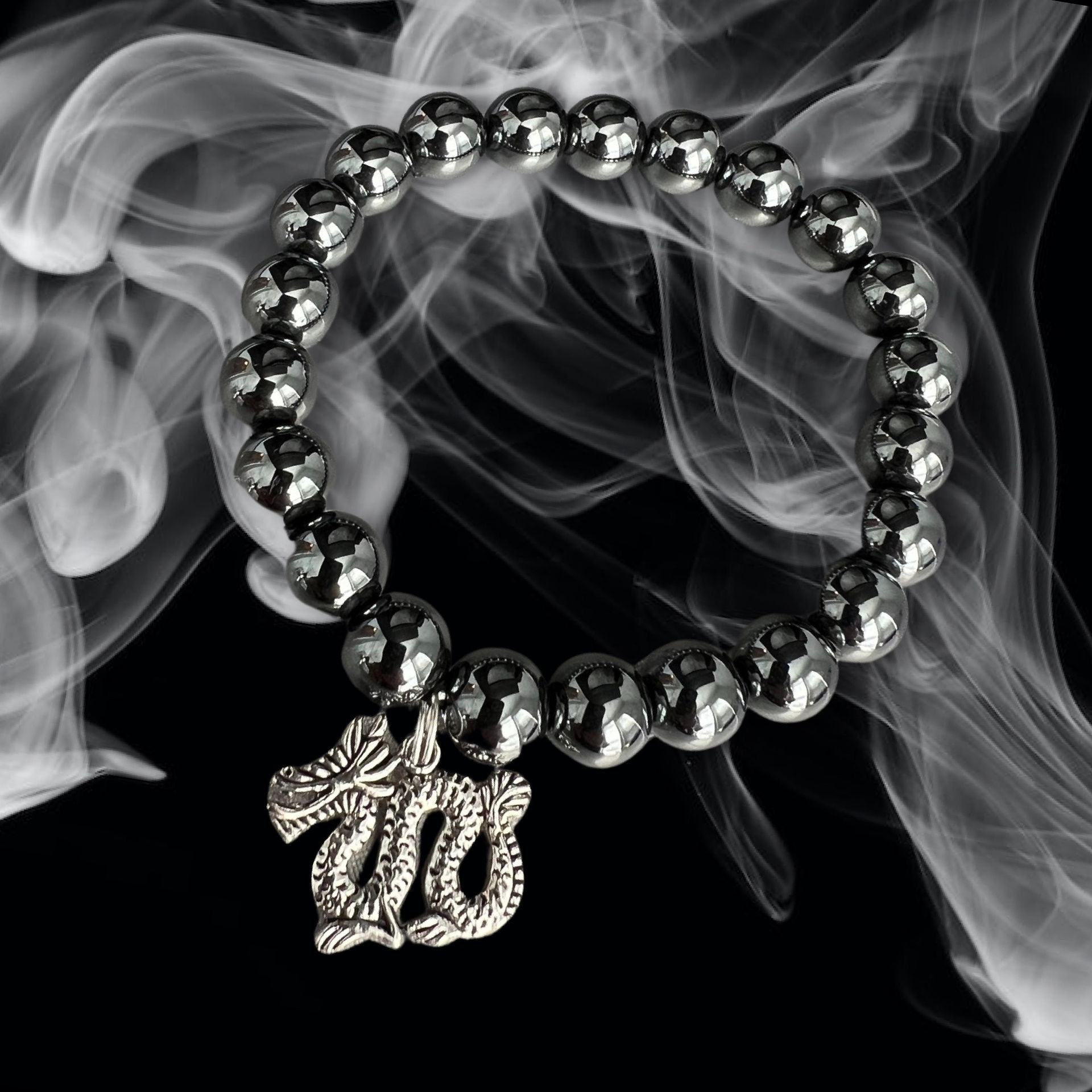 Handmade Hematite Dragon Bracelet FAB FOREVER