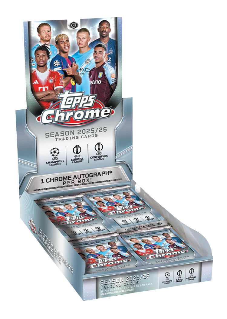 Topps Chrome UEFA Club Competitions 2025-26 - Hobby Box
