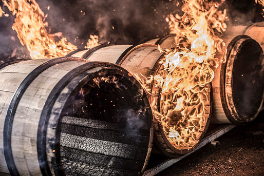 barris sendo tostados