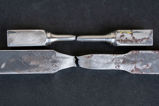 Tensile test is used to determine the strength of a metal or alloy by means of a short-tim