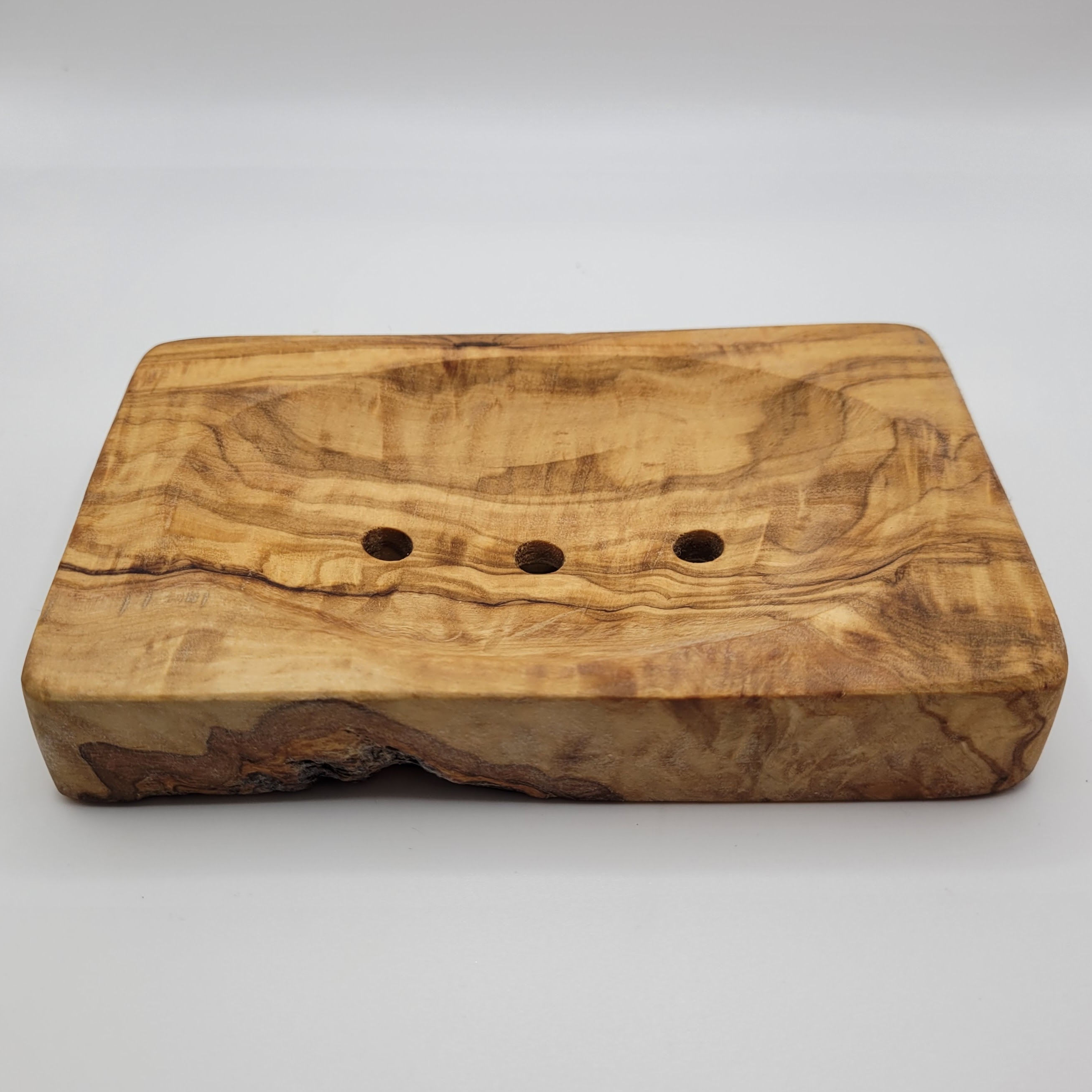Olive Wood Soap Dish - Rectangular