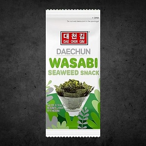 Wasabi seaweed snack