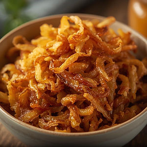 Crispy fried onion