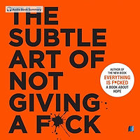 The Subtle Art of Not Giving a F*ck by MARK MANSON audio book sumamry cover on bookdio.org in Self Help
