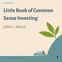 Little Book of Common Sense Investing by JOHN C. BOGLE audio book sumamry cover on bookdio.org in Money & Investments