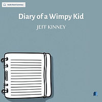 Diary of a Wimpy Kid by JEFF KINNEY audio book sumamry cover on bookdio.org in Fiction