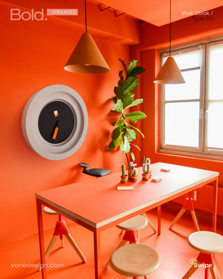 Modern duvar saatleri, spor duvar saatleri, özgün saatler, farklı saat modelleri, tasarım saat,vone design, vone works saat, iskandinav tarzı saat, el yapımı saat