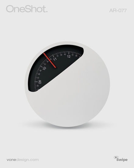 beyaz kronograf tarzı masa saati unique desk clock