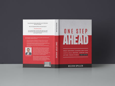 Book Launch: 
One Step Ahead by Kelvin Spiller