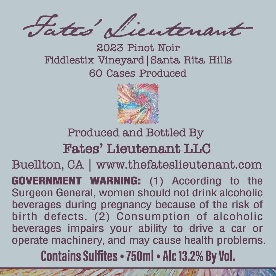 Thumbnail: 2023 Fiddlestix Vineyard Pinot Noir, Sta. Rita Hills