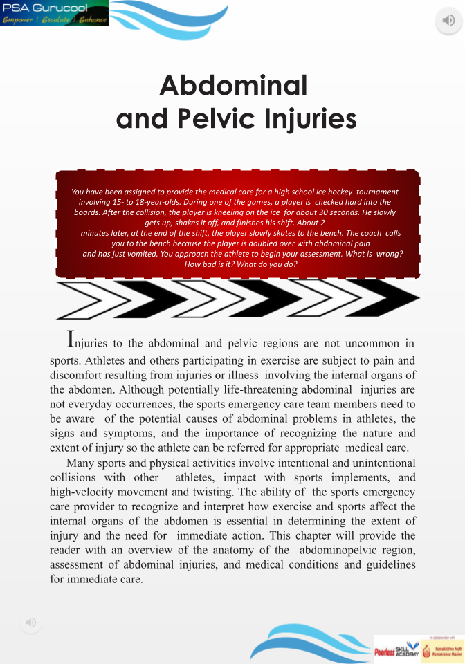 Abdominal and Pelvic Injuries