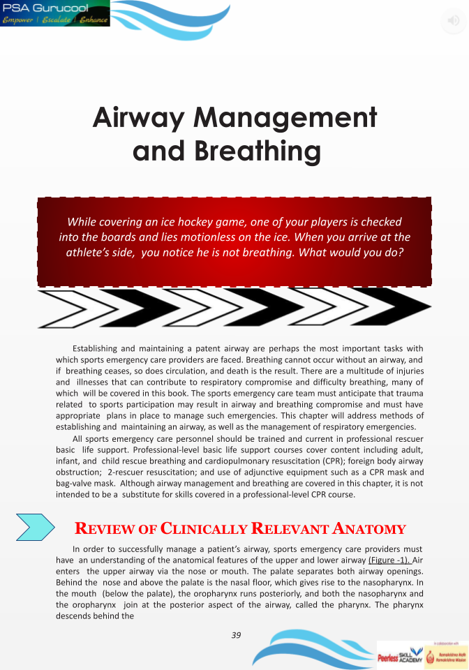 Airway Management and Breathing