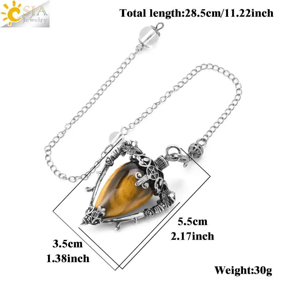 Thumbnail: Spiritual Water Drop Crystal Pendulum