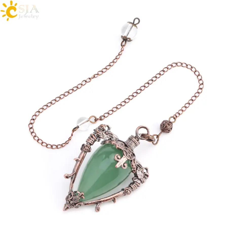 Thumbnail: Spiritual Water Drop Crystal Pendulum