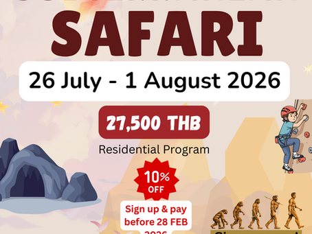 Traidhos Summer Activity Camp #6 :  Subterranean Safari (26 July - 1 Aug 2026) Age 9-14