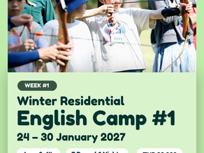 Traidhos Winter Residential English Camp Week # 1 (24 -30 January 2027)