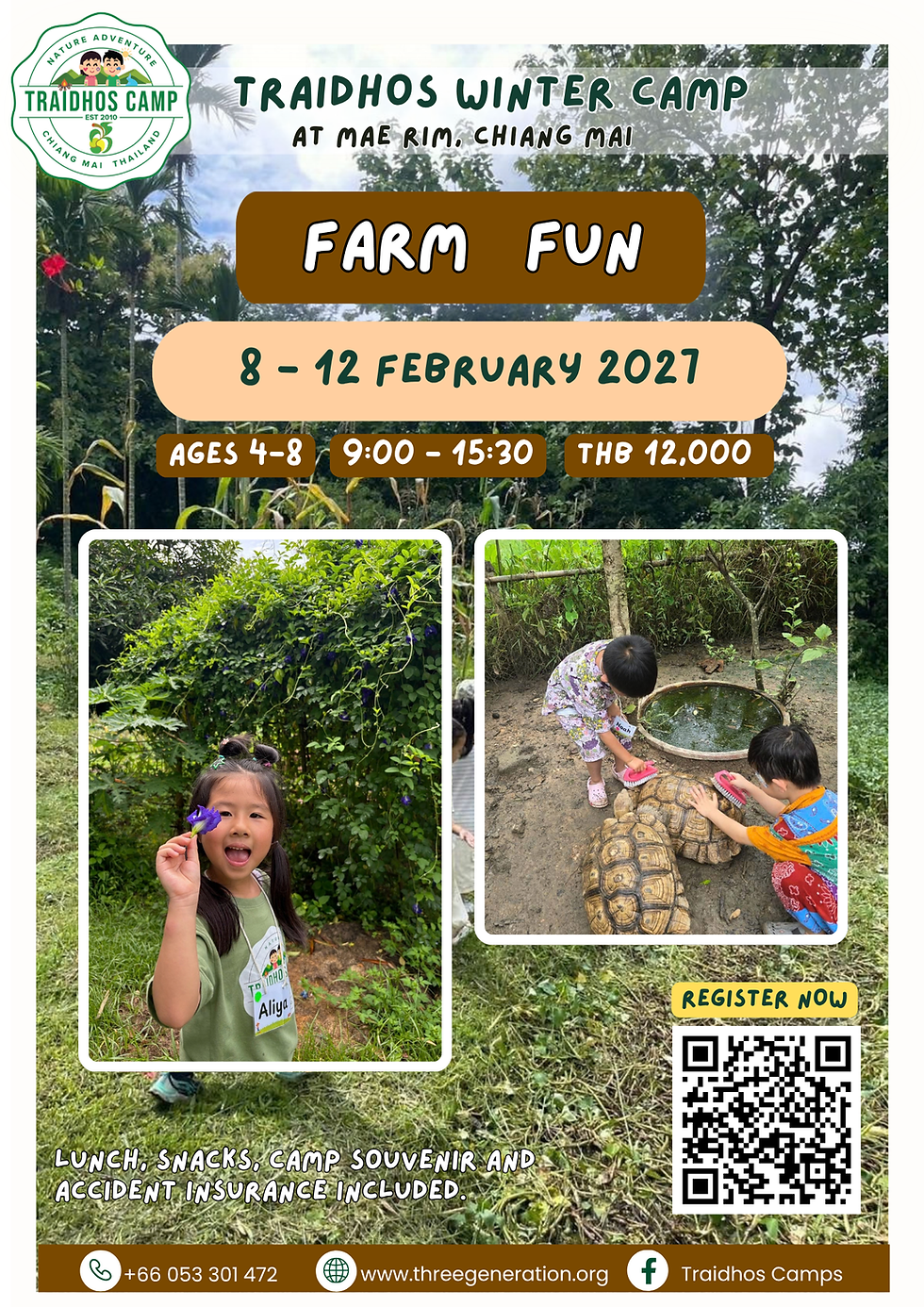 Traidhos Junior Winter Day Camp : Farm Fun (8 - 12 February 2027)